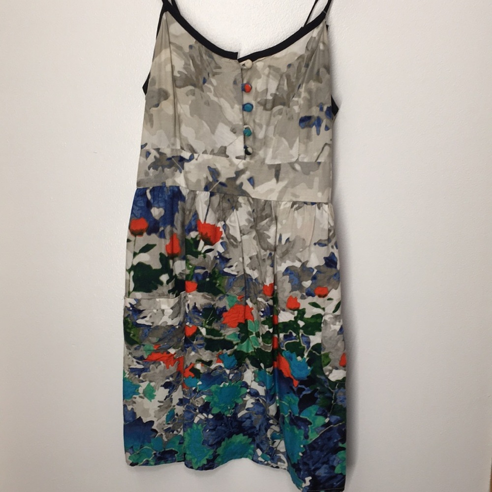 Flower print summer dress
